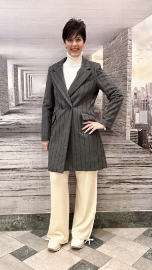 CAPPOTTO BARONETTO A RIGHE