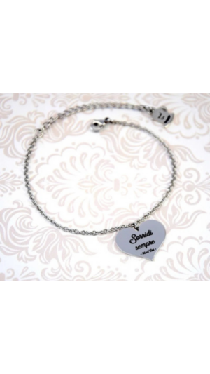 Bracciale "sorridi sempre"