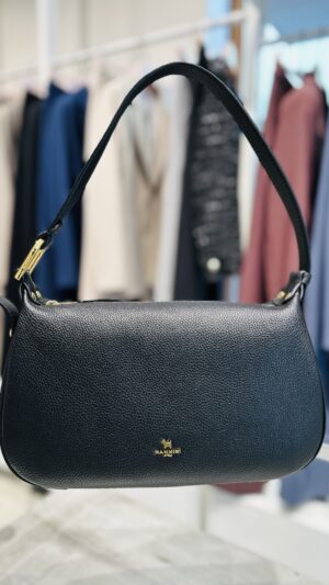Borsa pelle Paola nero