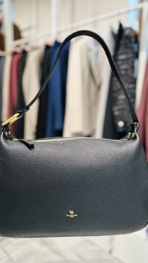 Borsa pelle Giulia nero