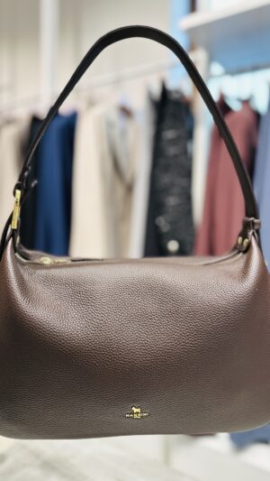 Borsa pelle Giulia glace