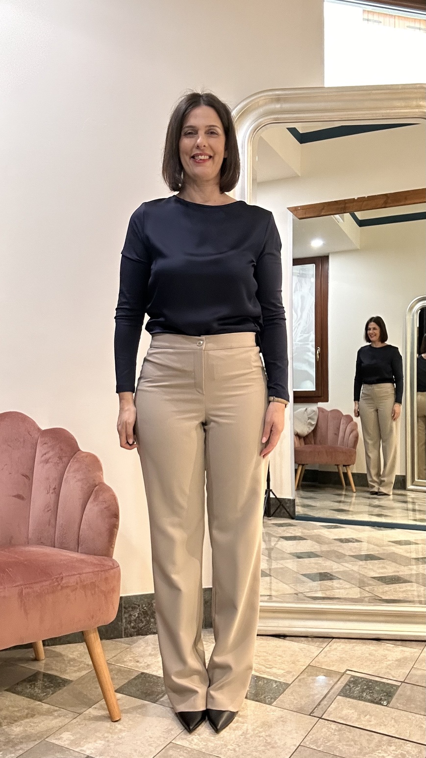 Pantalone Fico argilla - LOLA - immagine 4