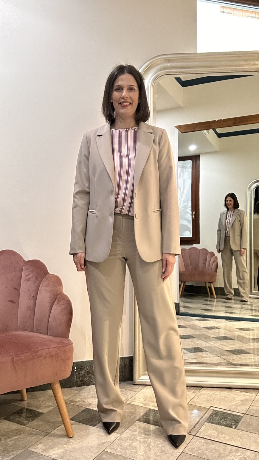 Pantalone Fico argilla - LOLA - immagine 2